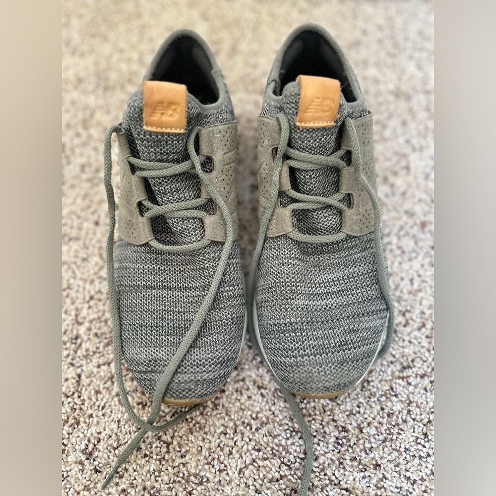 Men’s New Balance Fresh Foam Cruz v2 Knit Military Foliage Green Running Shoes - Picture 7 of 13